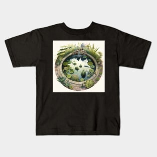 Frog Pond Watercolor Kids T-Shirt